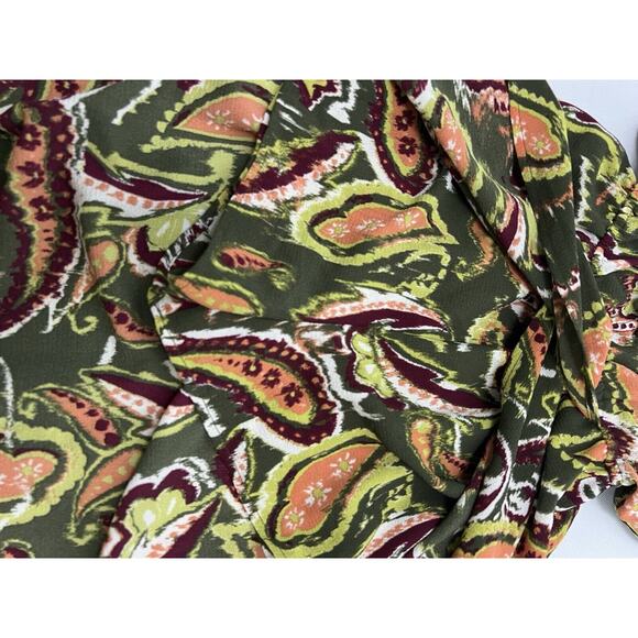 Earthbound Trading Co Dress-Hilo Wrap Romper Small - Picture 5 of 9